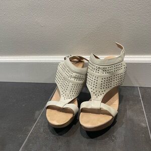 Studded Cream Sandals